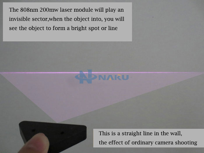 Multi Point Touch Screen 808nm Interactive Projection Trapezoid Laser Module Line